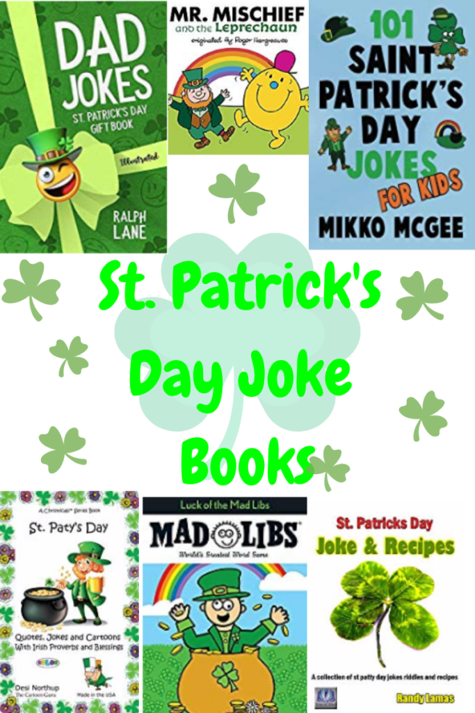 St. Patricks Day joke book infographic
